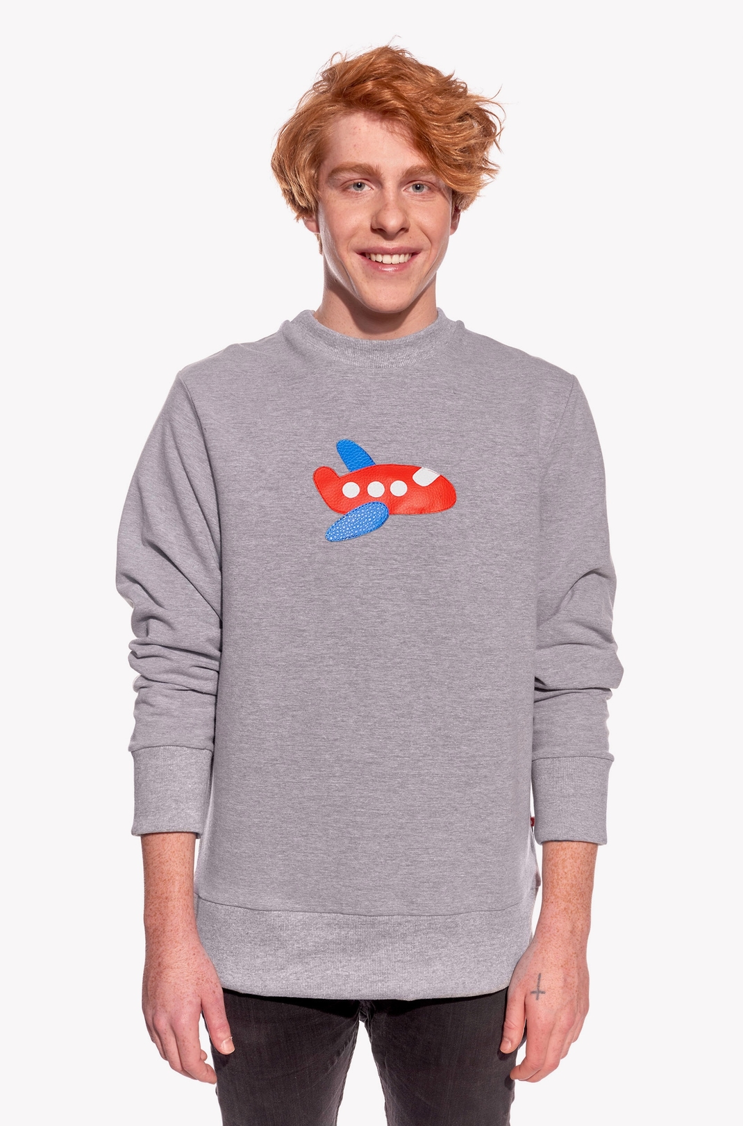 Hoodie with an airplane