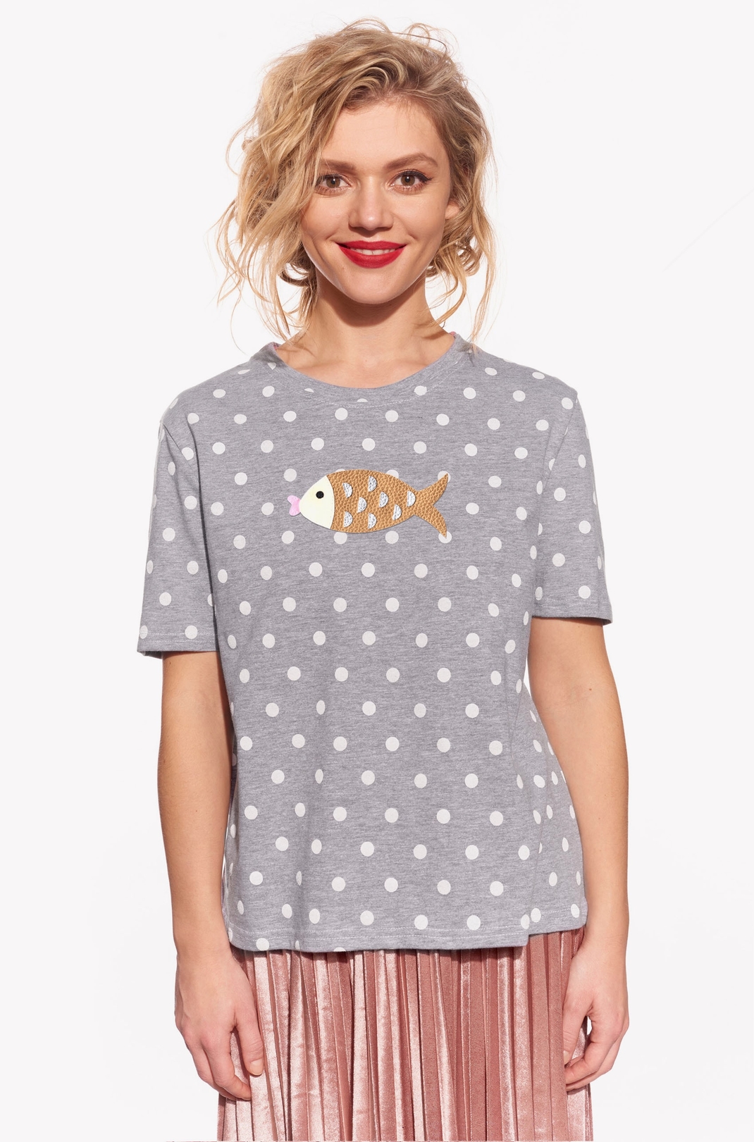 Shirt with fish
