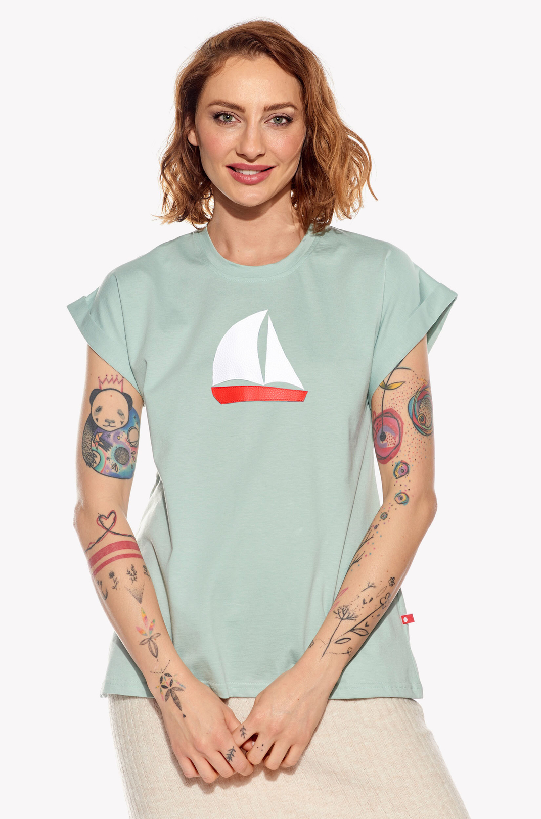 Tričko s loďkou