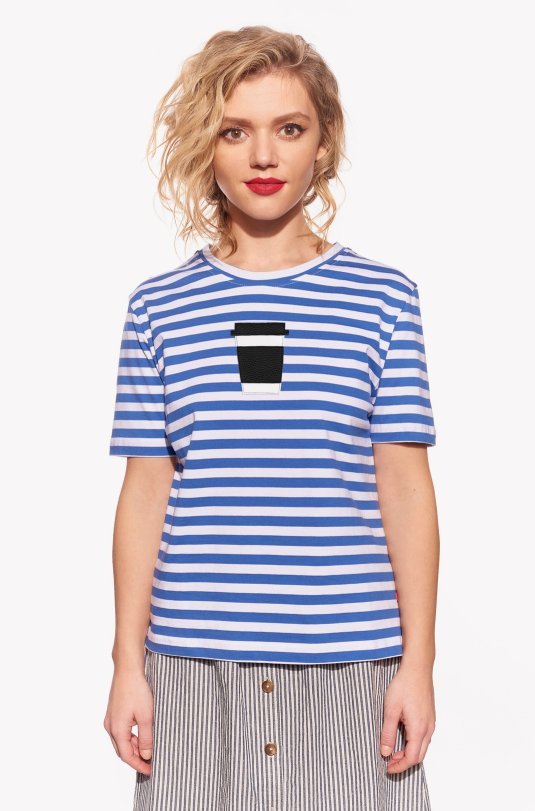 Shirt with coffee