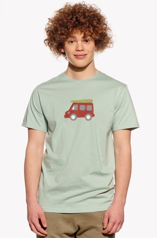 Shirt with caravan