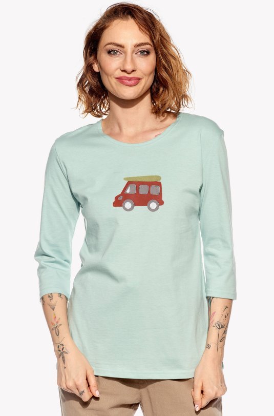 Shirt with caravan