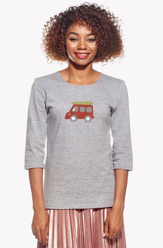 Shirt with caravan