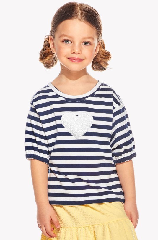 Tričko so srdiečkom