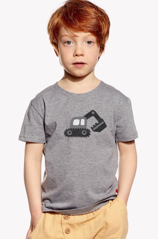 Shirt with excavator