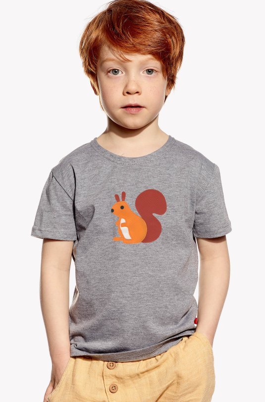 Shirt with squirrel