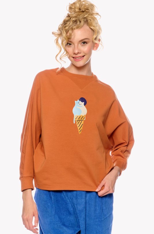 Sweatshirt mit Eiscreme