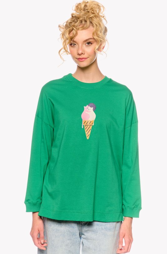 Shirt with Ice cream