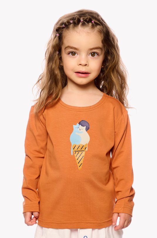 T-Shirt mit Eiscreme