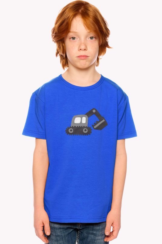 Shirt with excavator