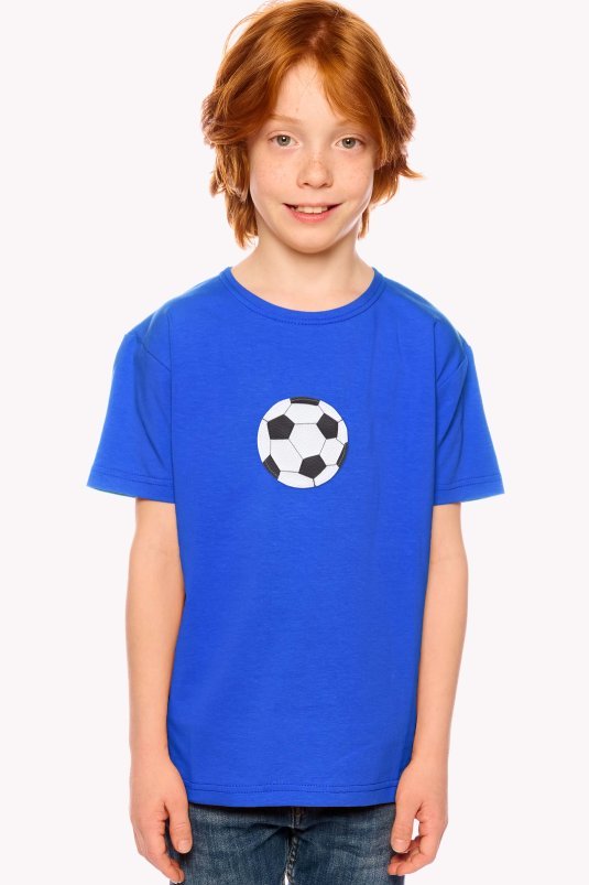 Shirt with soccer ball