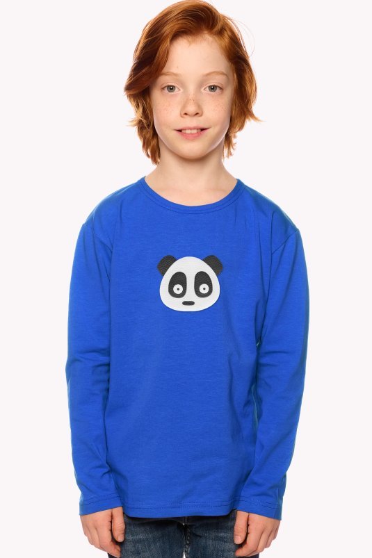 Shirt with panda bear