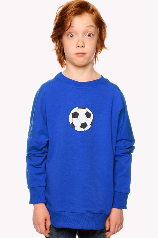 Hoodie with soccer ball