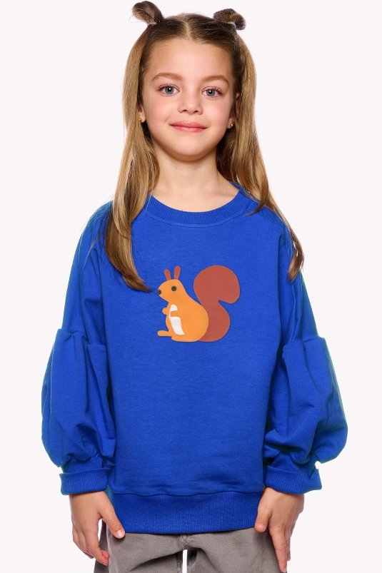 Hoodie with squirrel