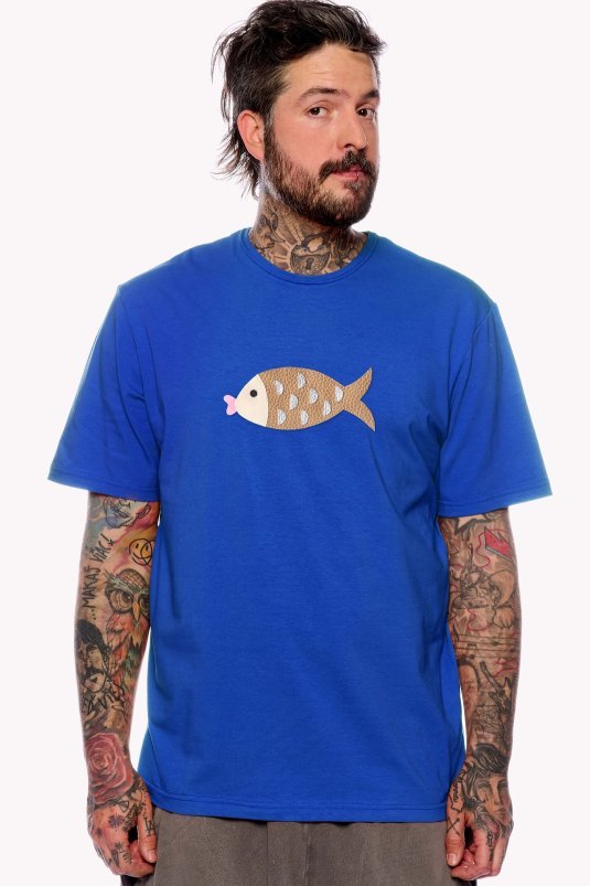 Shirt with fish