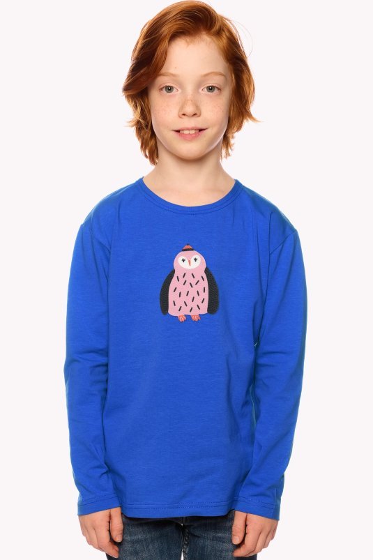 Shirt with an owl