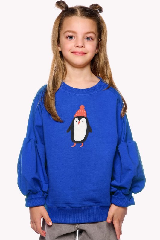 Sweatshirt mit Pinguin