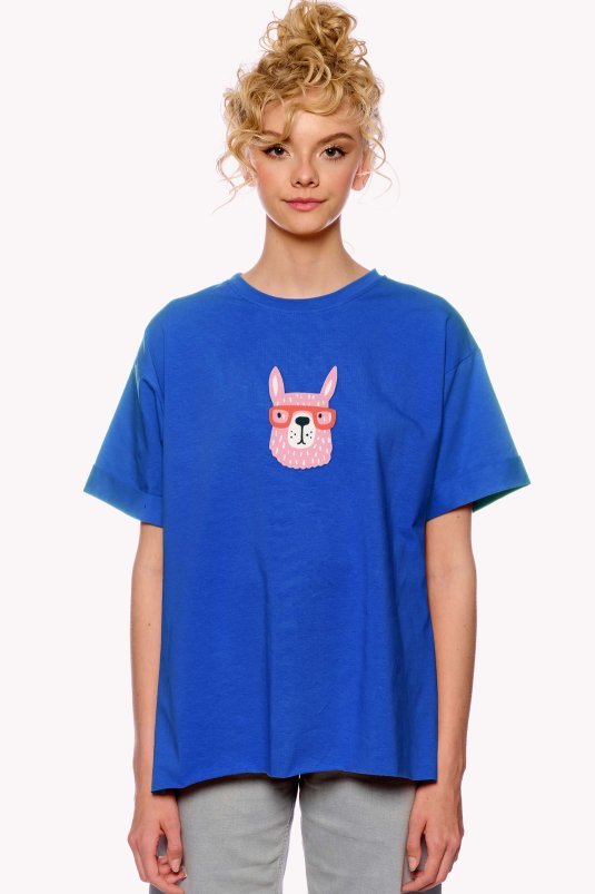 Shirt with a llama