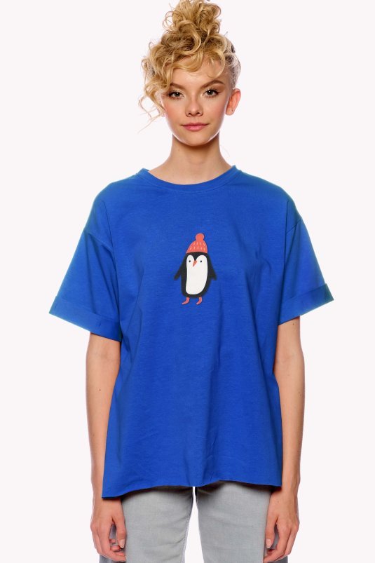 T-Shirt mit Pinguin