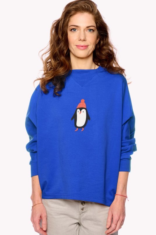 Sweatshirt mit Pinguin