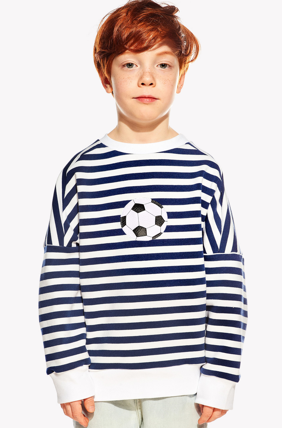 Hoodie with soccer ball