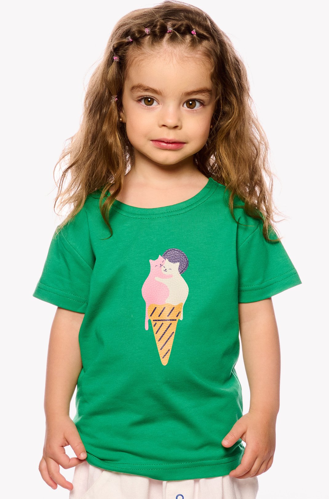 T-Shirt mit Eiscreme