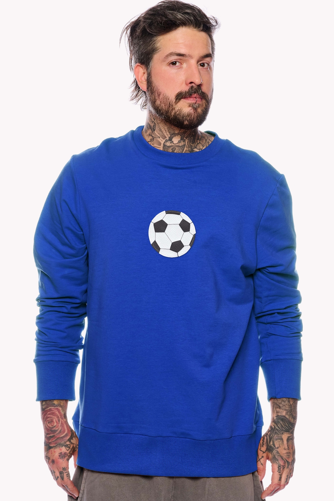 Hoodie with soccer ball