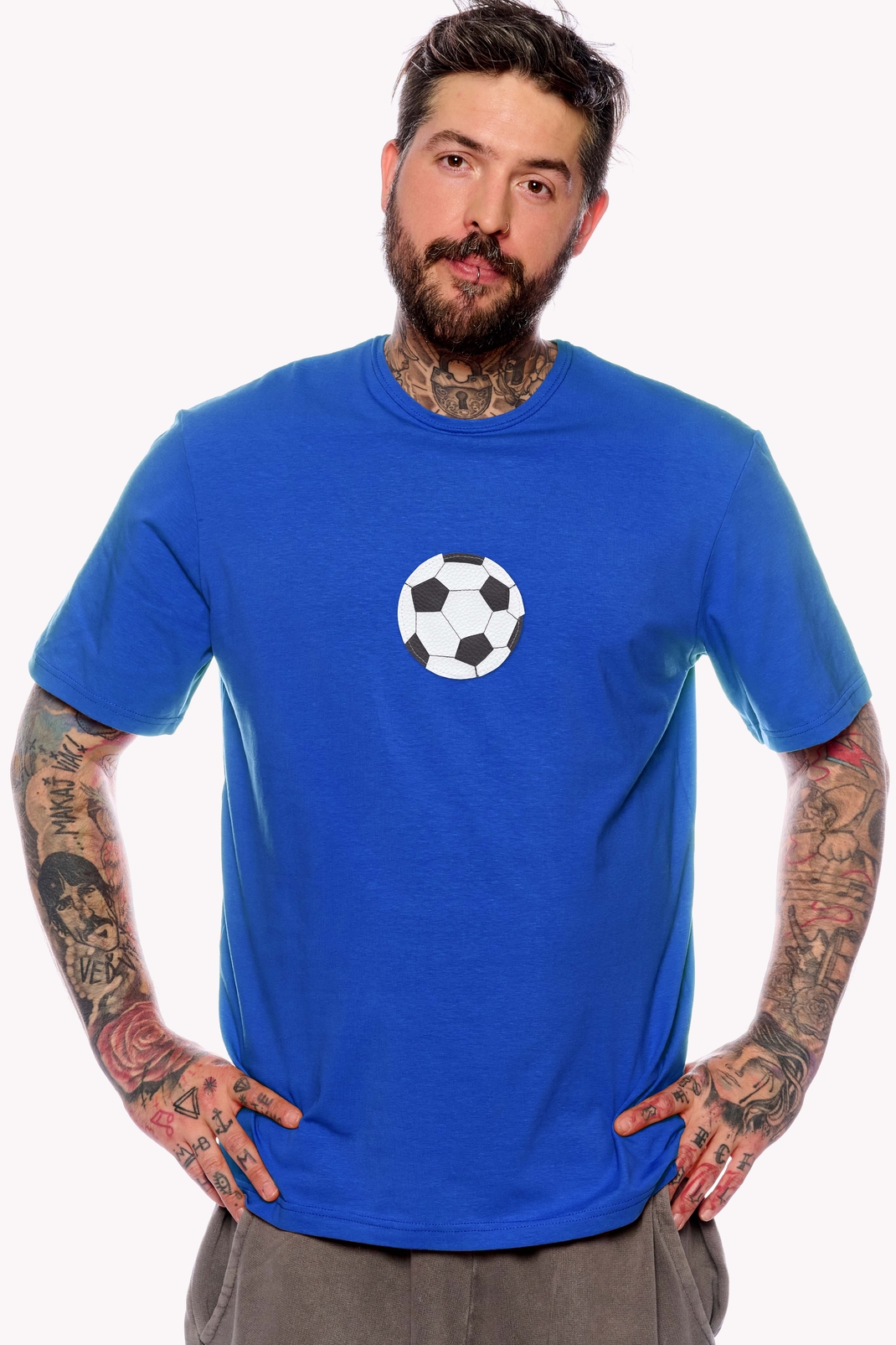 Shirt with soccer ball