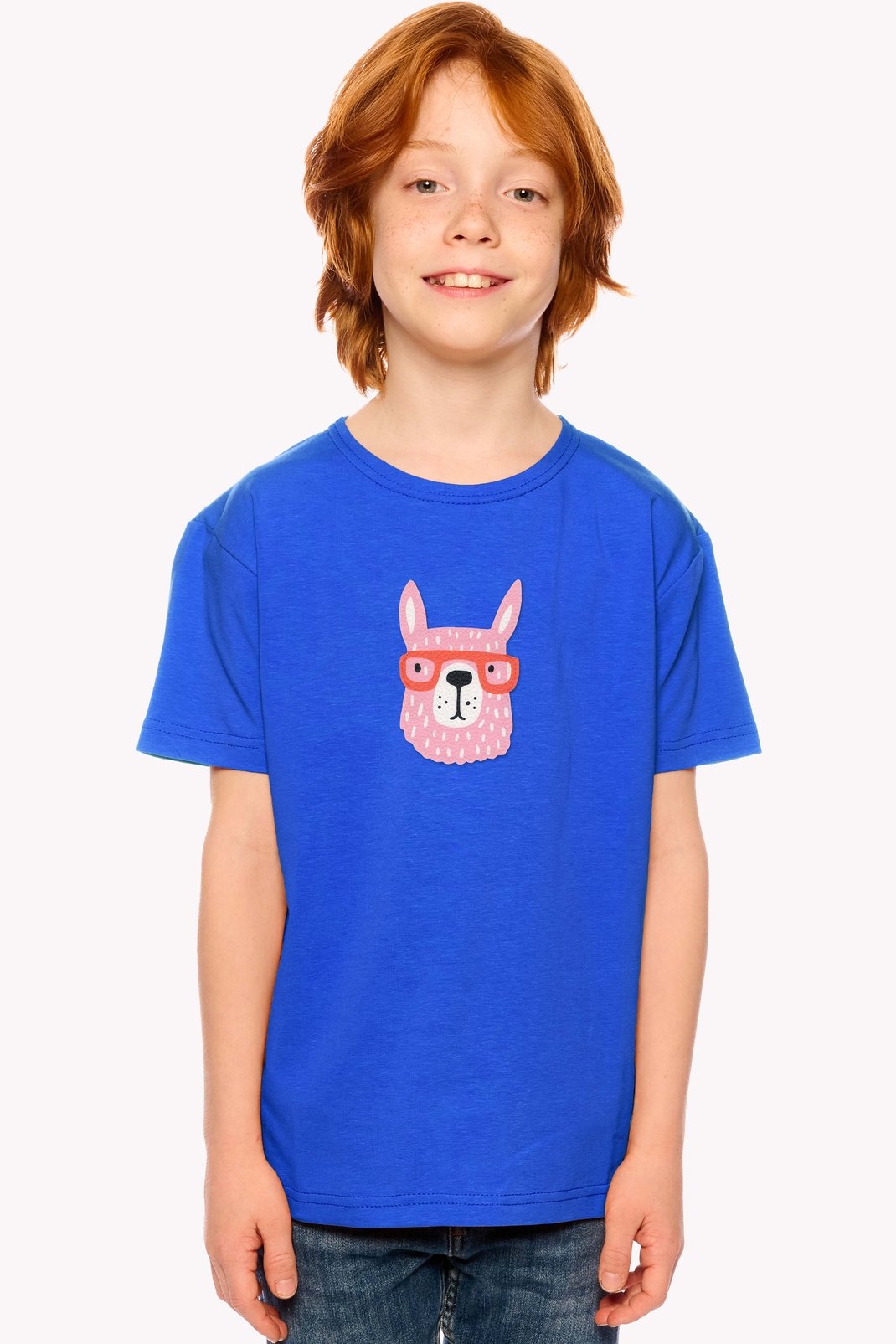 Shirt with a llama