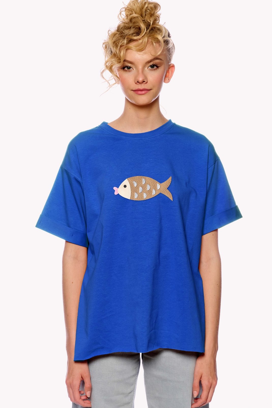 Shirt with fish