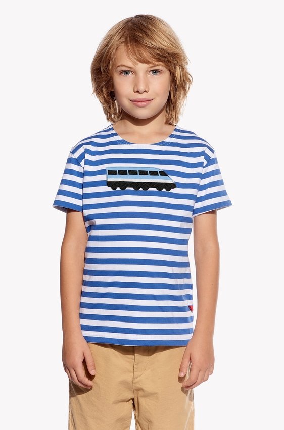 Shirt with train