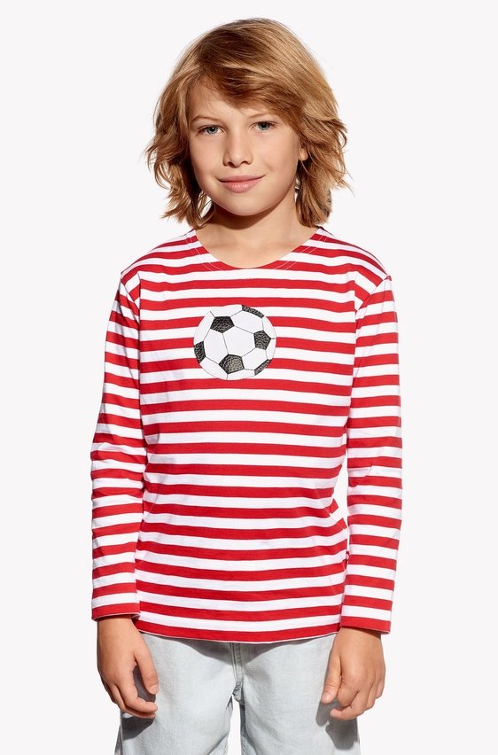 Shirt with soccer ball