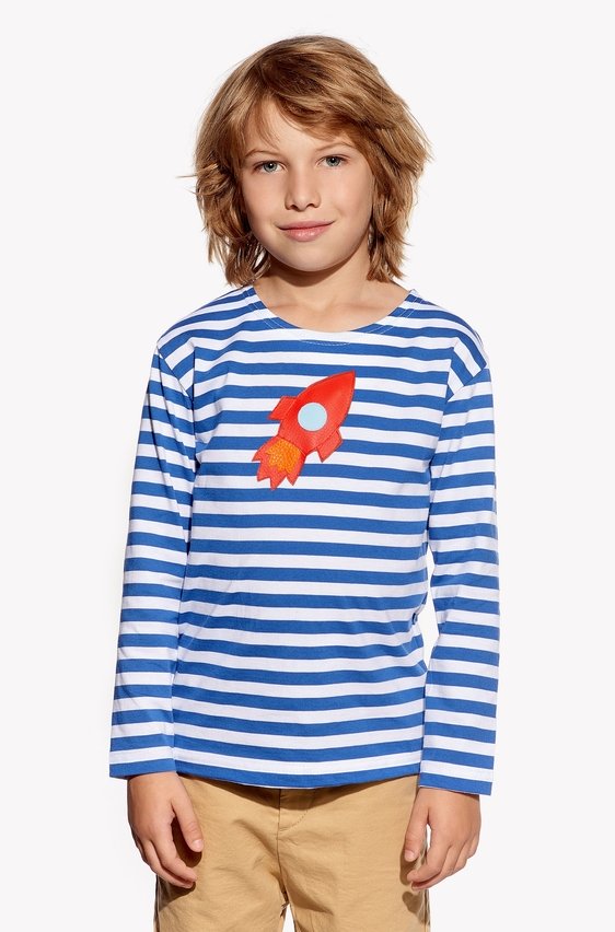 Shirt with rocket