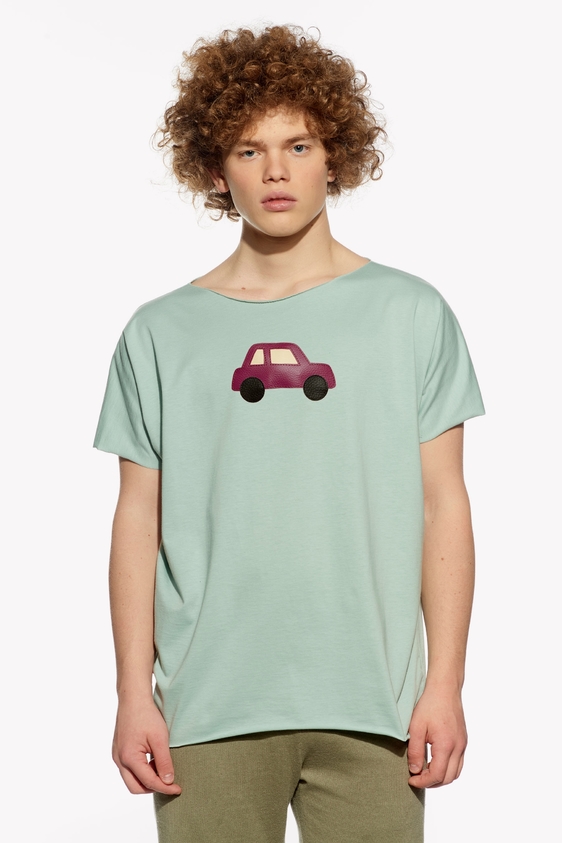 Shirt with car