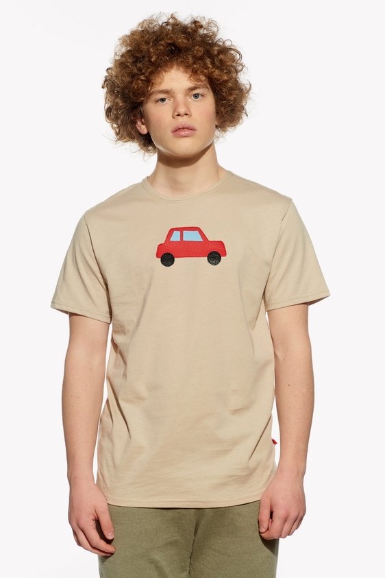 Shirt with car