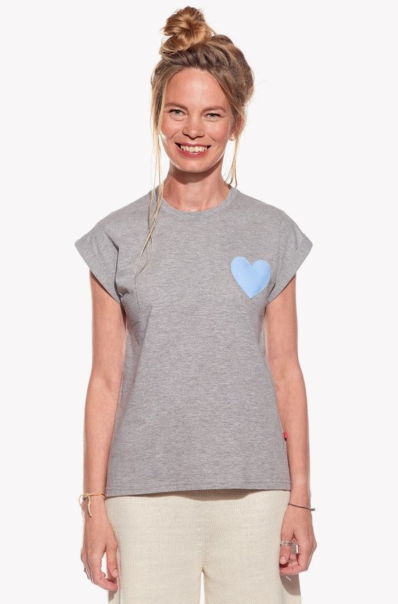 Tričko so srdiečkom