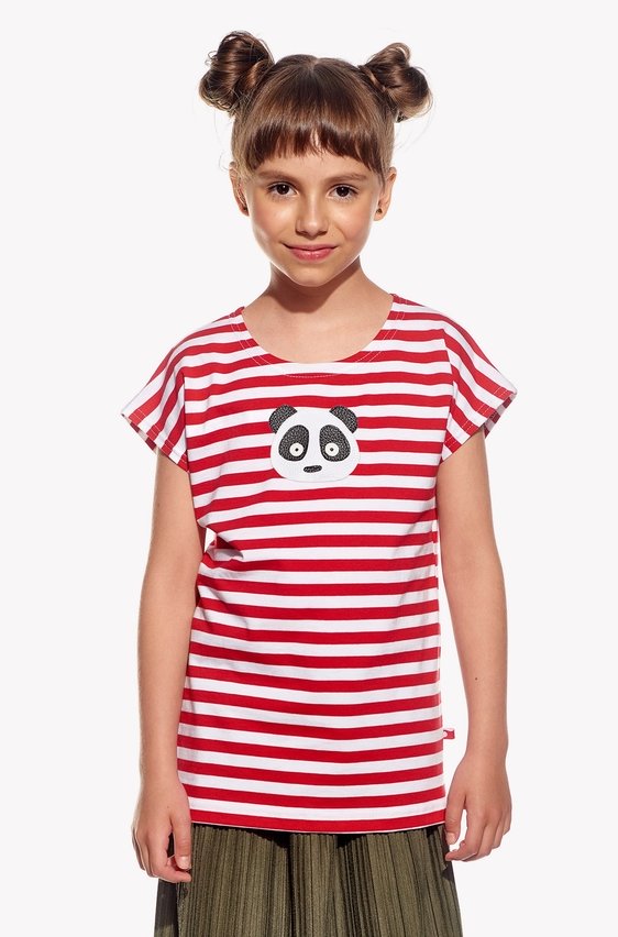 Shirt with panda bear