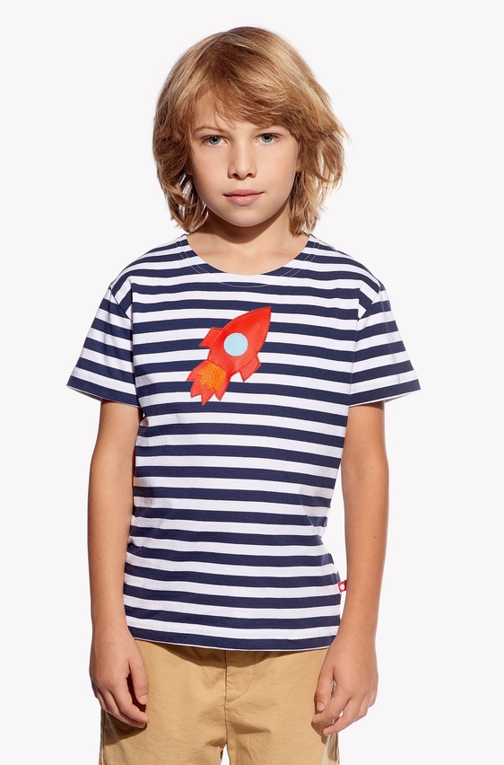 Shirt with rocket