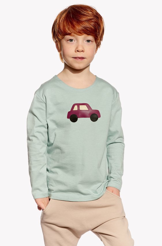 Shirt with car