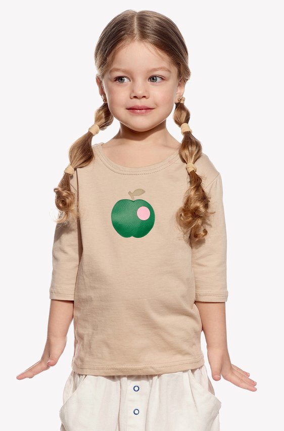 Shirt with apple