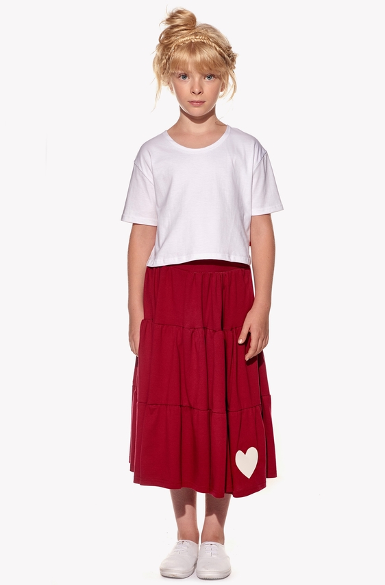 Skirt with heart