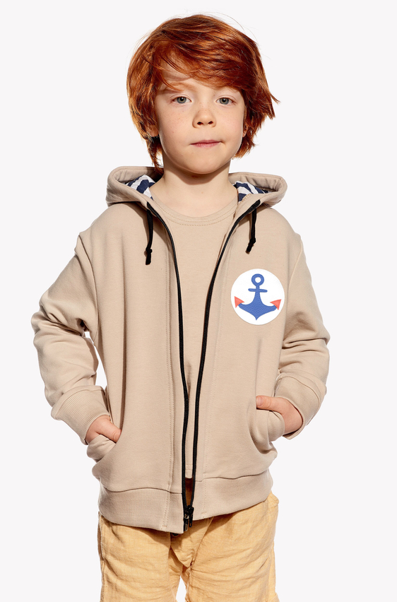 Hoodie with anchor