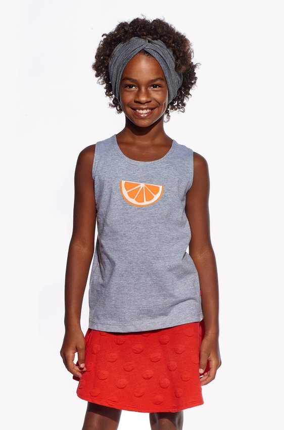 Singlet with orange