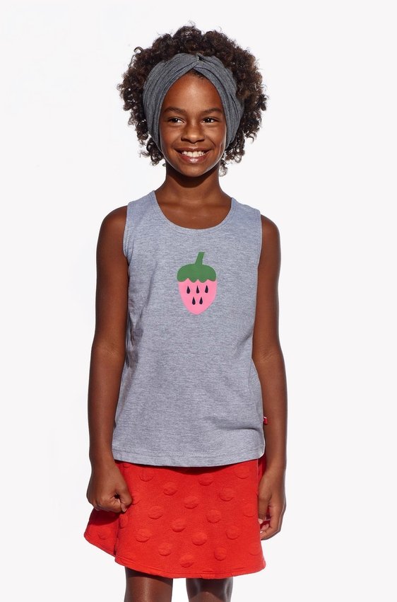 Singlet with strawberry