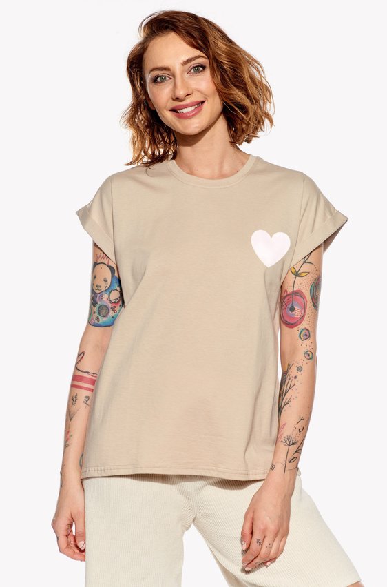 Shirt with heart