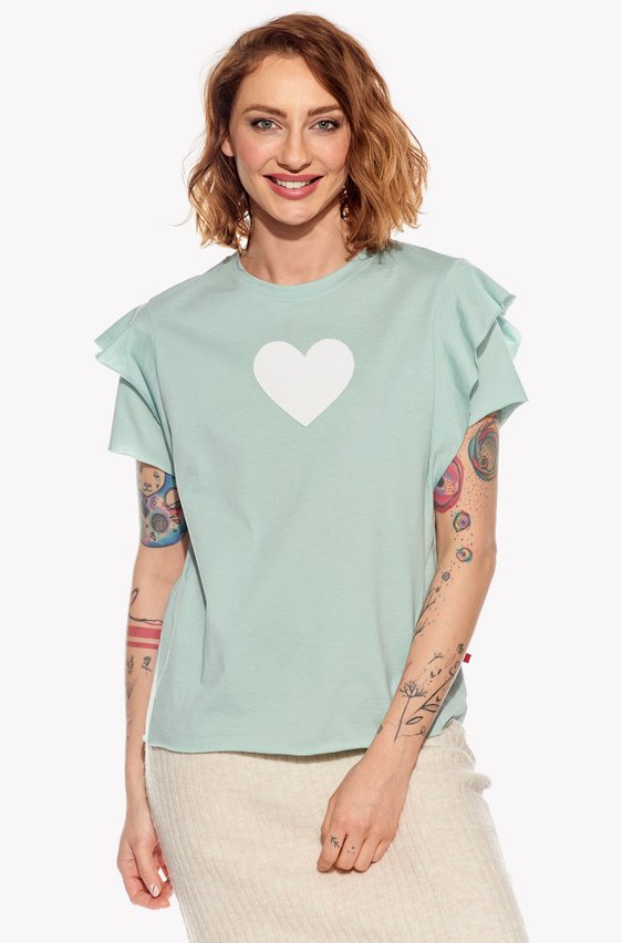 Shirt with heart