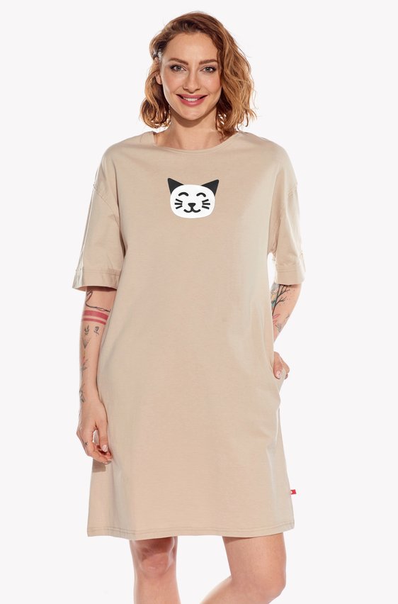 Dresses with cat