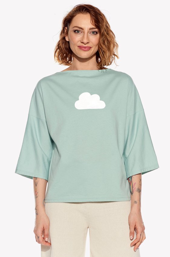 Shirt with cloud