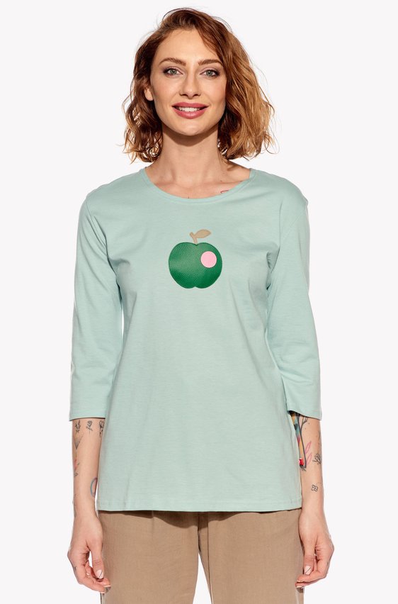 Shirt with apple