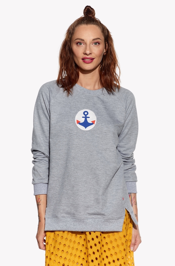 Hoodie with anchor